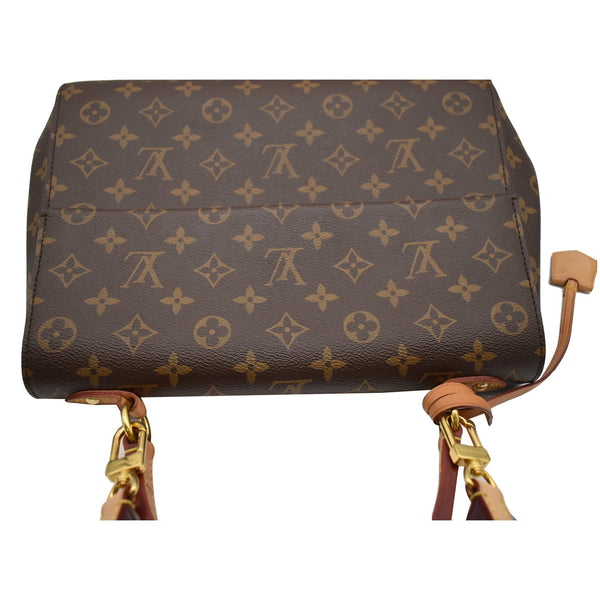 LOUIS VUITTON Cluny MM Monogram Canvas Shoulder Bag Brown