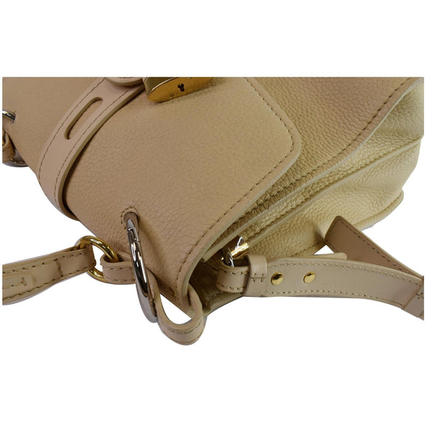 CHLOE Medium Aby Day Grained Leather Shoulder Bag Cream