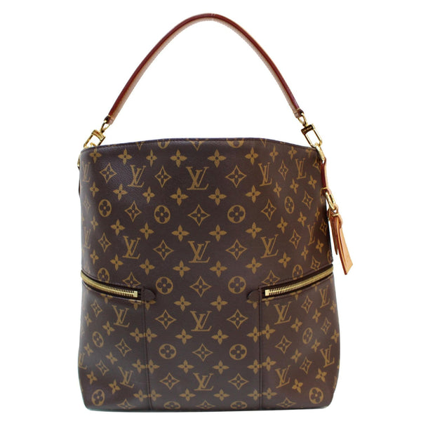 Lv Melie Monogram Canvas Hobo Shoulder Bag