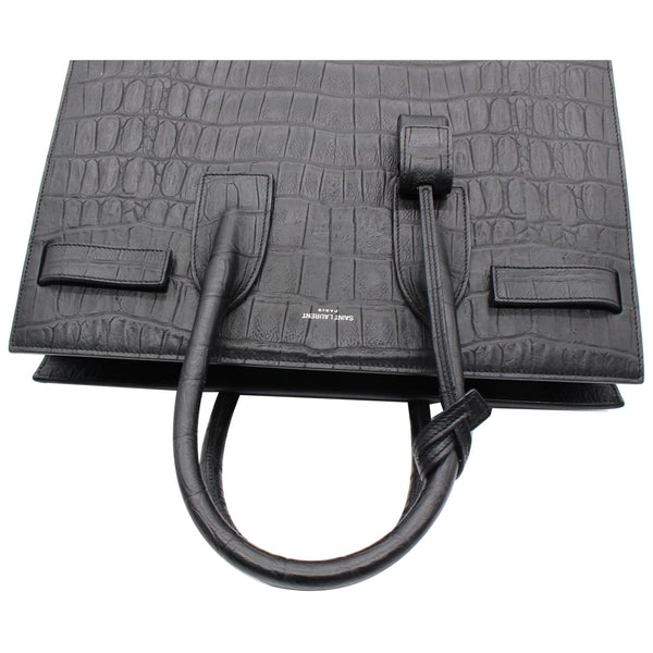 preloved YSL Sac de Jour Crocodile Leather Satchel