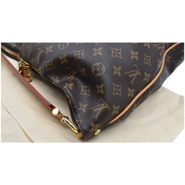 LOUIS VUITTON Sully MM Monogram Canvas Shoulder Bag Brown