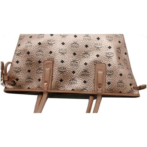 MCM Reversible Liz Medium Visetos Canvas Shopper bag - rose gold