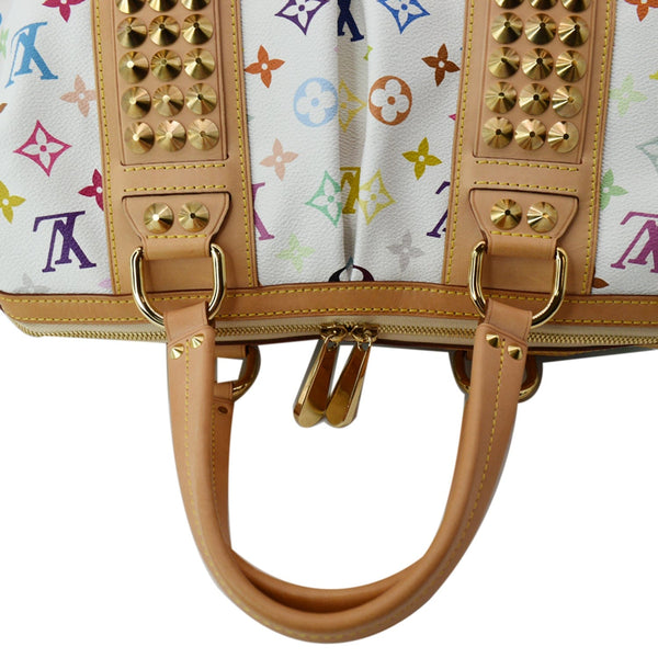 LOUIS VUITTON Courtney GM Monogram Canvas Shoulder Bag White