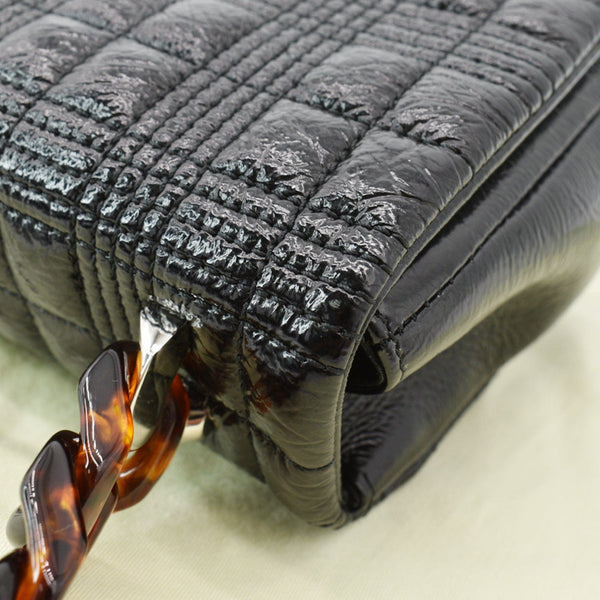 BURBERRY Lola Small Quilted Leather Shoulder Bag Black