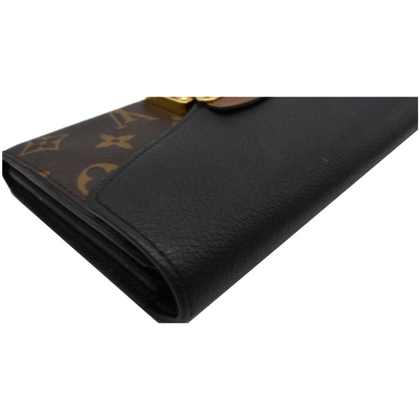 LOUIS VUITTON Pallas Monogram Canvas Pallas Wallet Brown