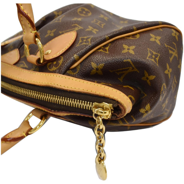 LOUIS VUITTON Tivoli GM Monogram Canvas Satchel Bag Brown