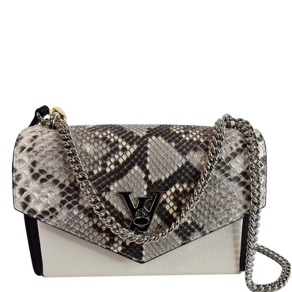 Mylockme leather crossbody bag Louis Vuitton Beige in Leather - 34040656