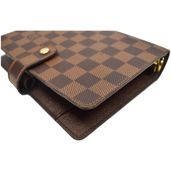 LOUIS VUITTON Agenda MM Damier Ebene Planner Cover Brown