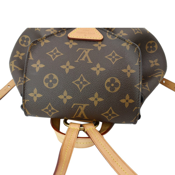 LOUIS VUITTON Montsouris NM Monogram Canvas Backpack Bag Brown