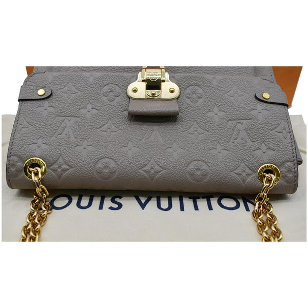 LOUIS VUITTON Vavin MM Monogram Empreinte Shoulder Bag Taupe