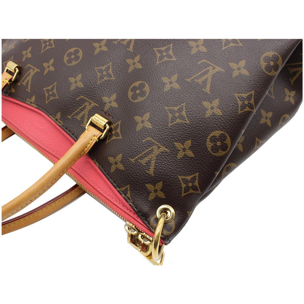 LOUIS VUITTON Pallas Monogram Canvas 2Way Shoulder Bag Pink