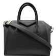 GIVENCHY Antigona Medium Goatskin Leather Shoulder Bag Black