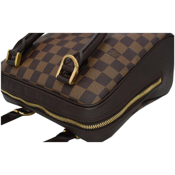 LOUIS VUITTON Brera Damier Ebene Satchel Bag Brown