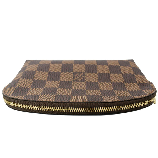 LOUIS VUITTON Damier Ebene Cosmetic Pouch Brown