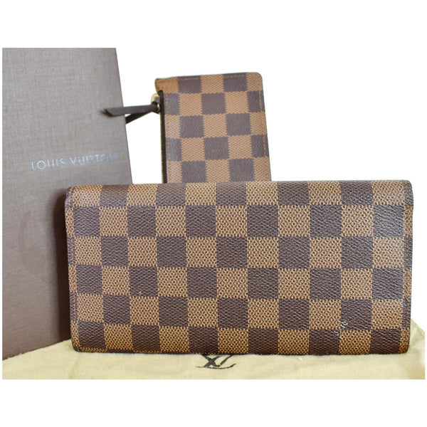 Louis Vuitton Josephine Damier Ebene Wallet front side