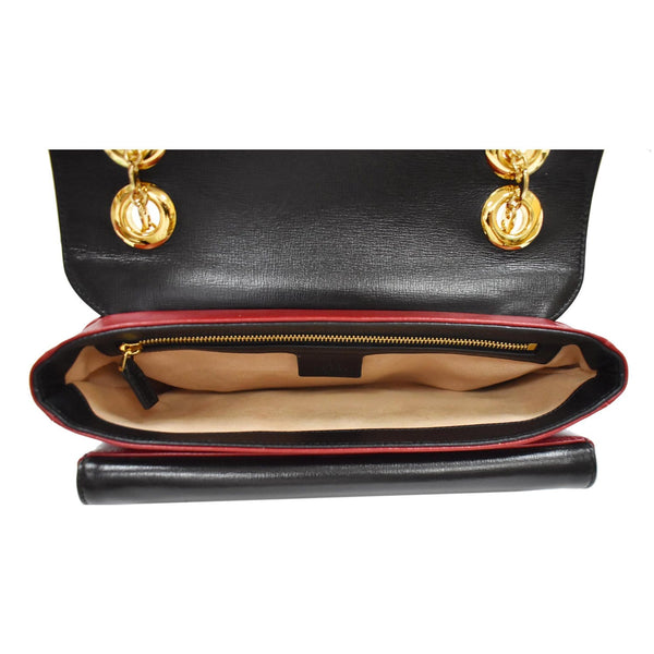 Gucci Linea Marina Small Leather Chain Shoulder Bag - inner preview