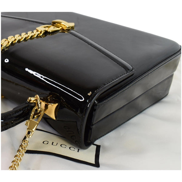 Gucci Sylvie 1969 Patent Leather Top Handle Bag