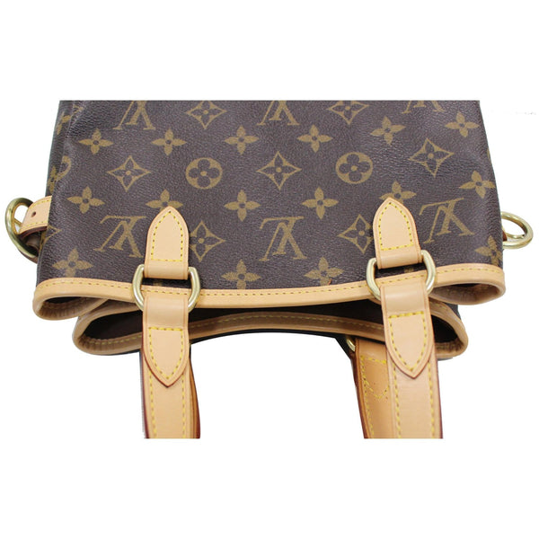 upper view lv Batignolles Vertical Monogram Canvas Bag