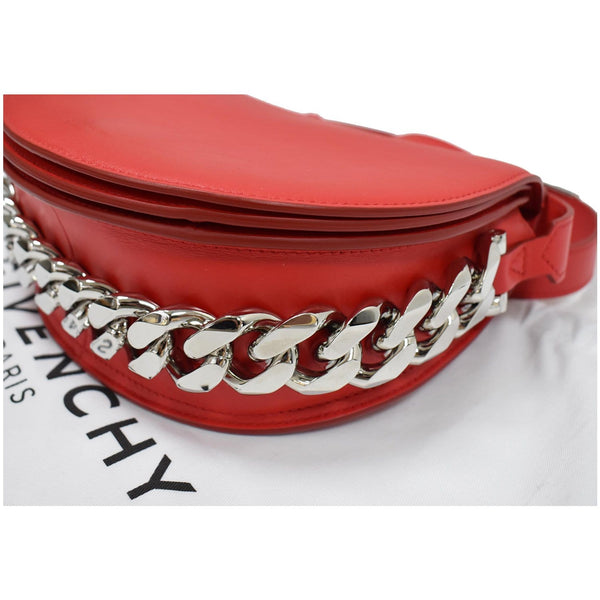 Givenchy Infinity Mini Leather Saddle Crossbody Bag - side preview | DDH