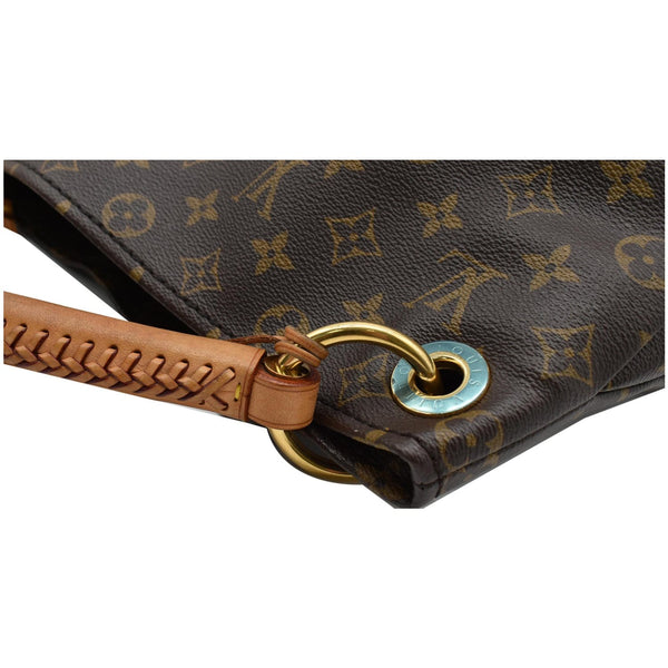 LOUIS VUITTON Artsy MM Monogram Canvas Hobo Bag Brown