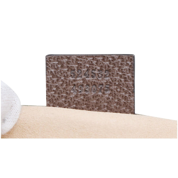 GUCCI Ophidia GG Canvas Medium Top Handle Shoulder Bag Beige 524532