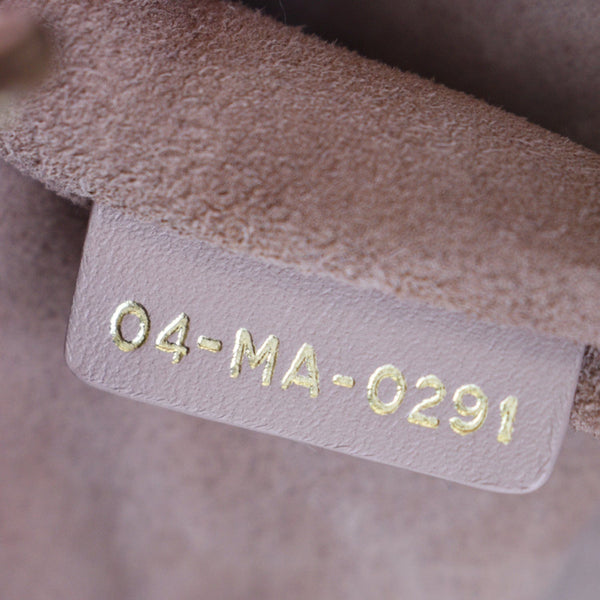 CHRISTIAN DIOR Lady Dior Large Quilted Leather Shoulder Bag Blush