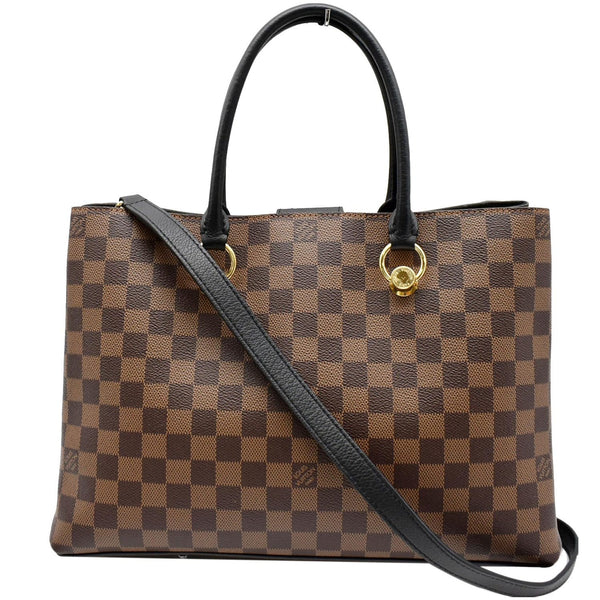 LOUIS VUITTON LV Riverside Damier Ebene Shoulder Bag Brown/Black