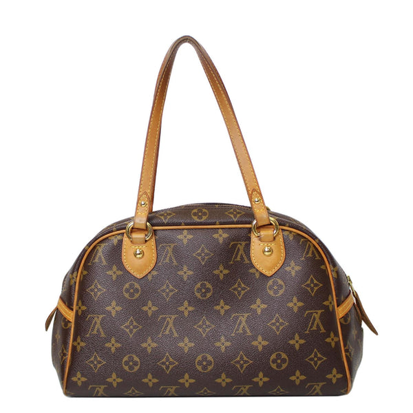LOUIS VUITTON Montorgueil PM Monogram Canvas Shoulder Bag Brown