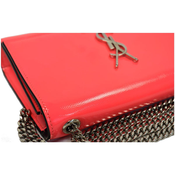 YVES SAINT LAURENT Kate Medium Leather Crossbody Bag Neon Pink