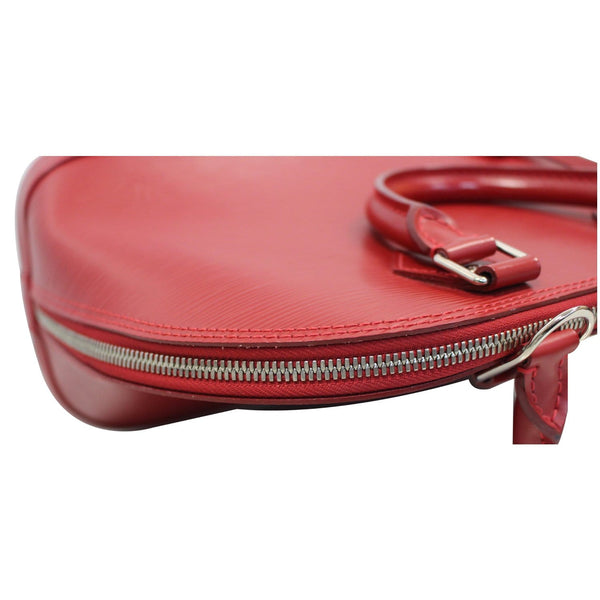 zipper LV Alma PM Epi Leather Satchel Crossbody Bag