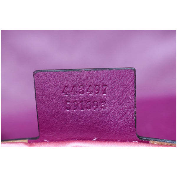 GUCCI GG Marmont Velvet Small Shoulder Bag Purple 443497