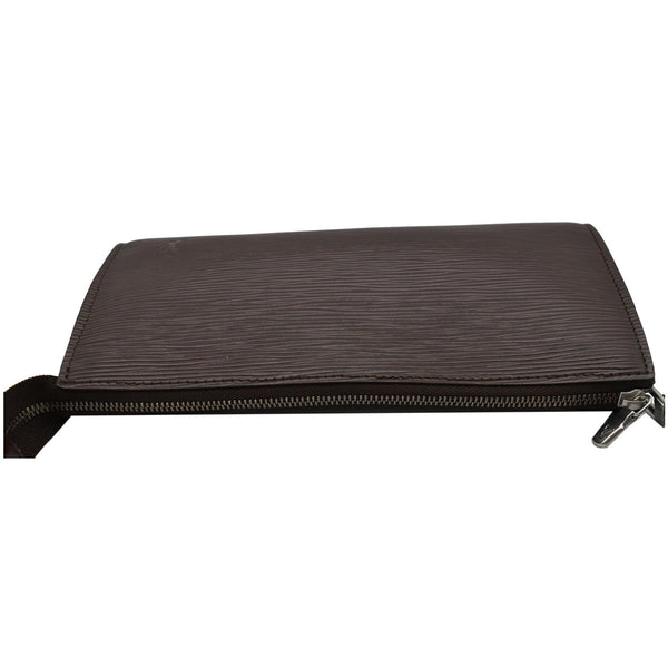 LOUIS VUITTON Moka Pochette Epi Leather Accessoires Pouch Brown