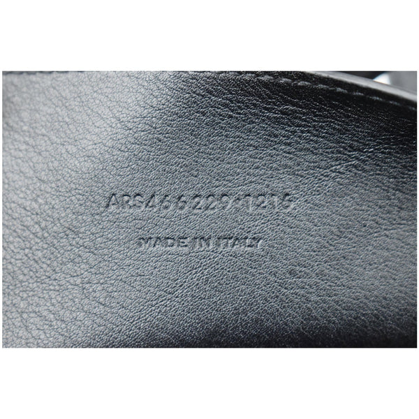 YVES SAINT LAURENT Amber Medium Leather Tote Bag Black