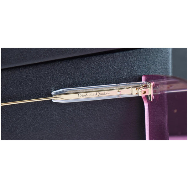 CHRISTIAN DIOR 49 MM Pink Shield Sunglasses DIORCOLORQUAKE2MU1