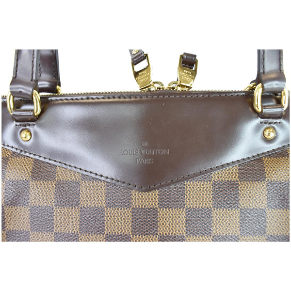Louis Vuitton Westminster GM Damier Ebene Tote Bag - front focused