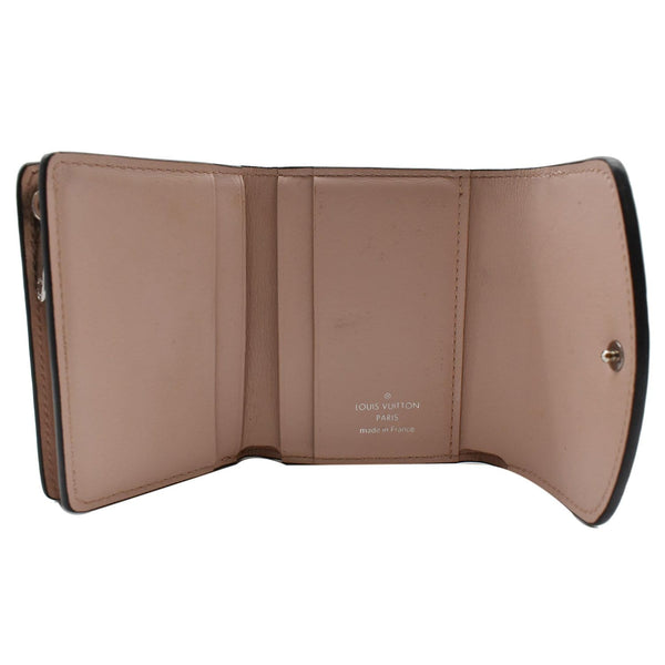 LOUIS VUITTON Iris Mahina Monogram Leather Compact Wallet Magnolia