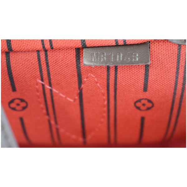 LOUIS VUITTON Neverfull PM Damier Ebene Shoulder Bag Brown