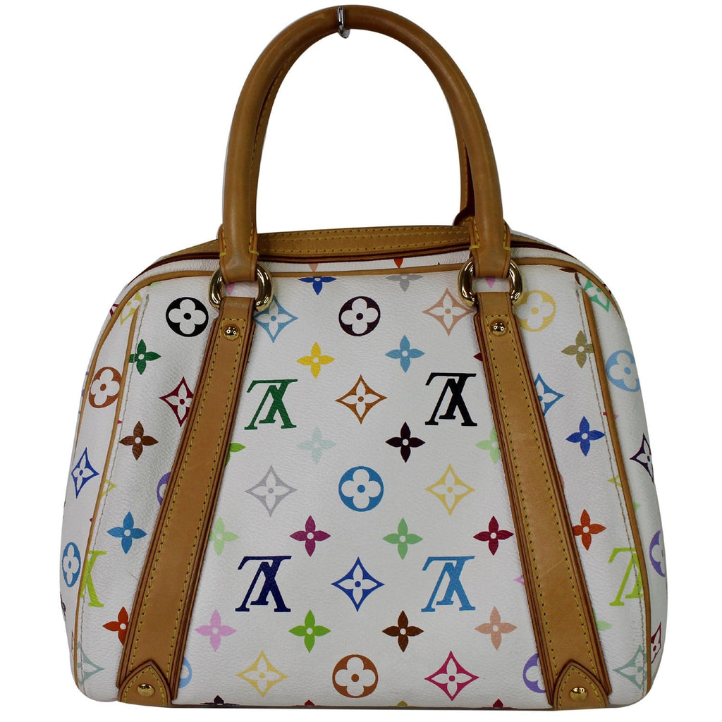 Preloved LV Monogram White Multicolore Priscilla Handbag SP0048