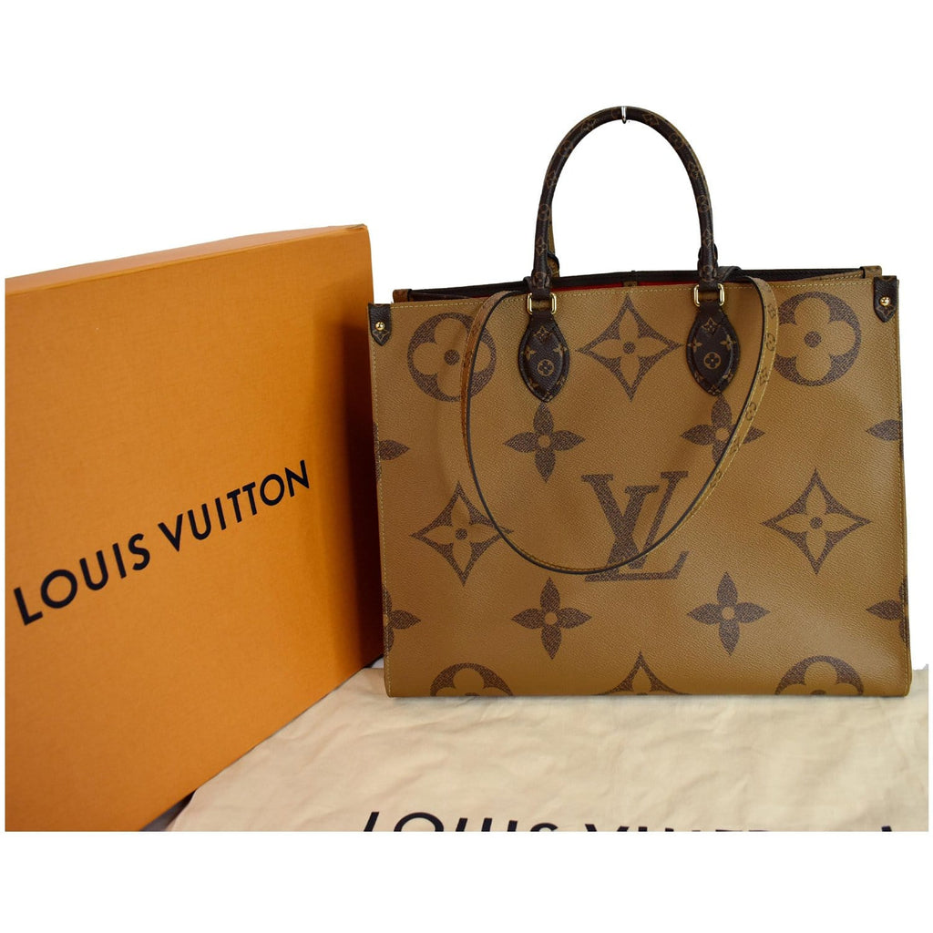 Louis Vuitton Monogram Giant Reverse OnTheGo GM - Brown Totes, Handbags -  LOU806718