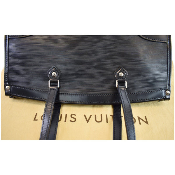 LOUIS VUITTON Madeleine PM Epi Leather Shoulder Bag Black