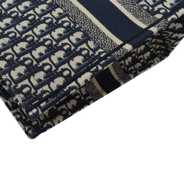 CHRISTIAN DIOR Large Book Oblique Embroidered Canvas Tote Bag Multicolor - Hot Deals