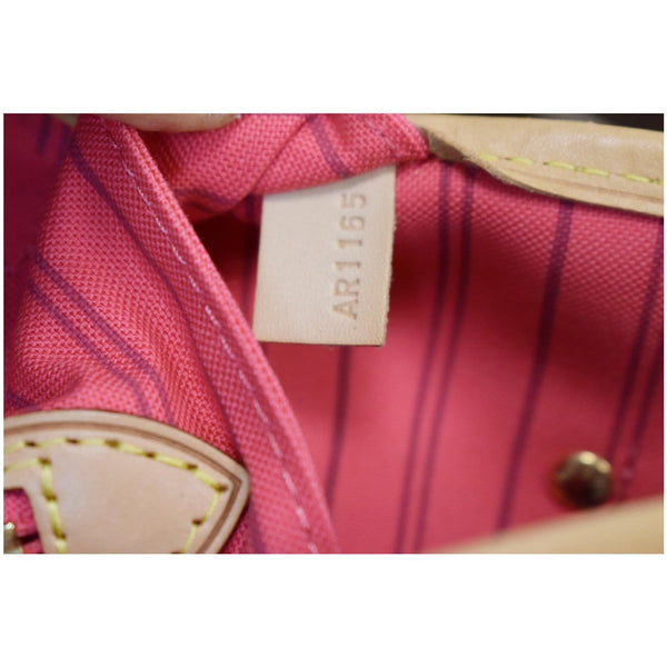 LOUIS VUITTON Neverfull MM V Grenade Monogram Canvas Shoulder Bag Brown