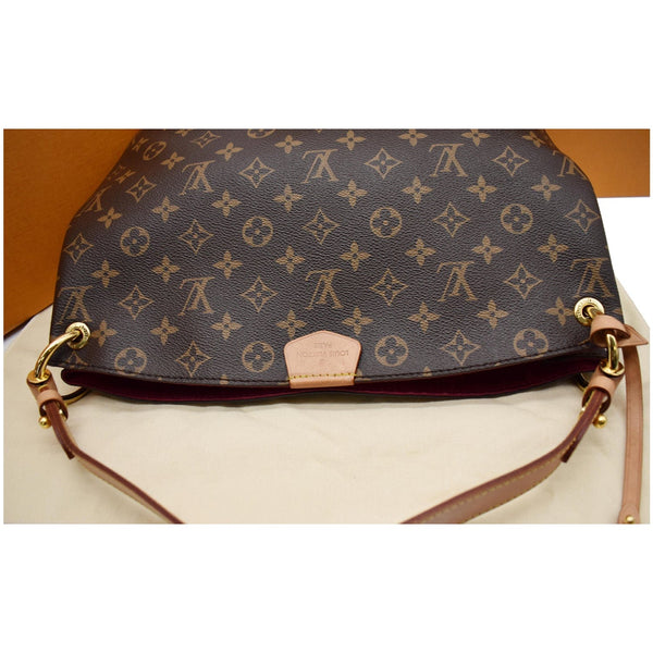 LOUIS VUITTON Graceful PM Monogram Canvas Shoulder Bag Brown
