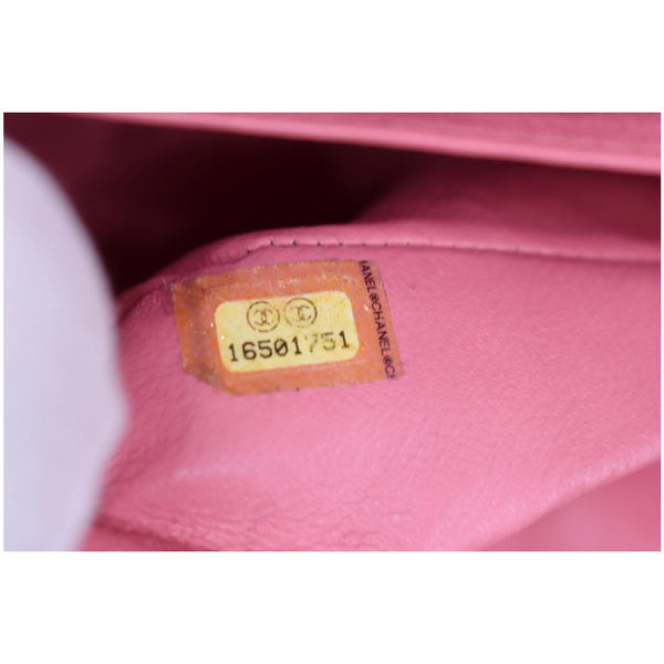 CHANEL Jumbo Double Flap Leather Shoulder Bag Pink