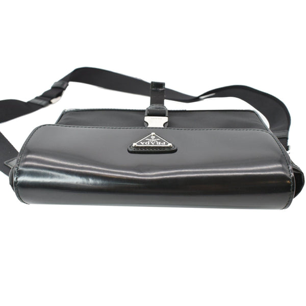 Prada Re-Nylon Leather Shoulder Bag Black - Buy at DDH