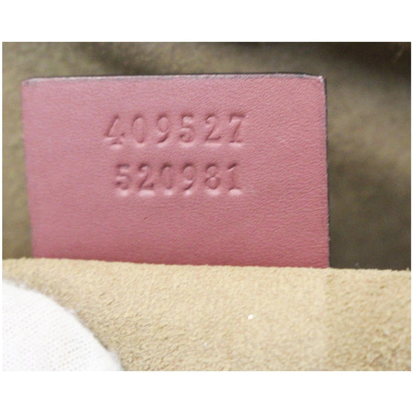 GUCCI Blooms Top Handle Supreme Canvas Large Boston Bag Beige/Ebony 409527