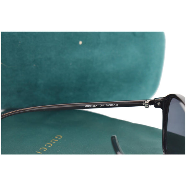 GUCCI Rectangular Sunglasses GG0016SA Black