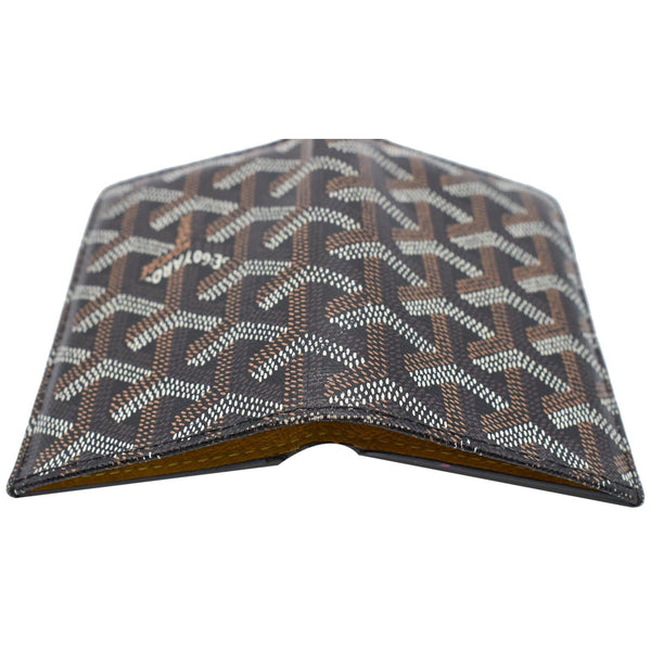 GOYARD Bi-Fold Coated Canvas Wallet Black