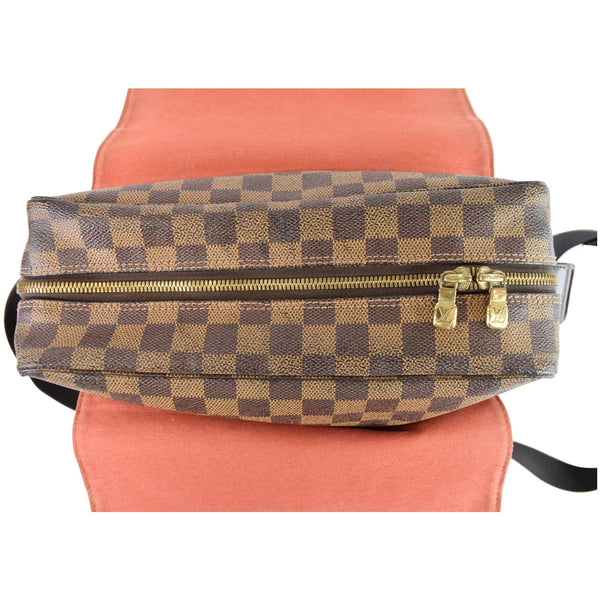 Lv Naviglio Damier Ebene Messenger Bag top side view