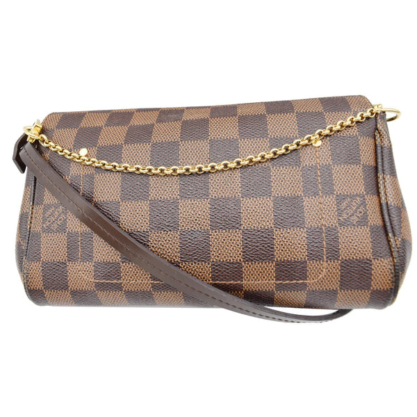LOUIS VUITTON Favorite PM Damier Ebene Crossbody Bag Brown